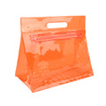 PVC Zippered Toiletry Makeup Bag Handle Bag