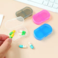 Portable 2-compartment Pill Box