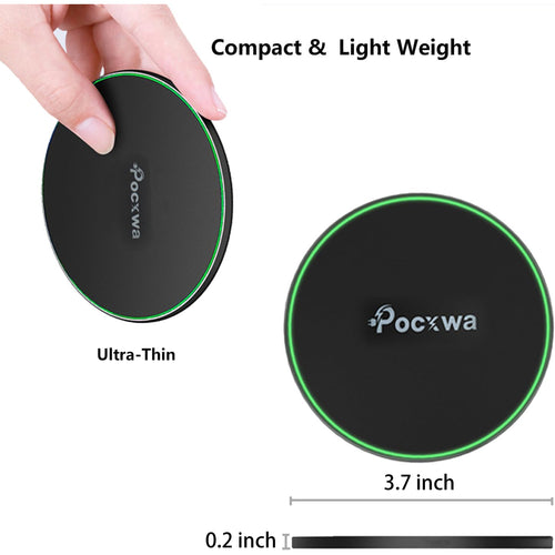 15W Wireless Charger With 3.3Ft Usb C Cable