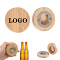 Wooden Handle Bottle Opener With Magnet