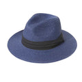 Wide Brim Straw Panama Roll Up Hat