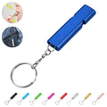 Aluminum Safety Whistle Keychain