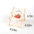 Custom Wooden Beach Chair Phone Holder
