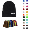 Unisex Slouchy Knit Cuffed Beanie Soft Hats Warm Winter Cap