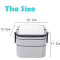 Double Layer Portable Lunch Box