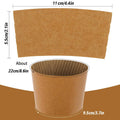 Hot Coffee Cup Corrugated Sleeve