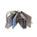 Customizable Mini Photo Album Keychain Stainless Steel