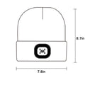 USB Rechargeable Beanie Hat with LED Light