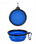 Foldable Pet Bowl With Carabiner