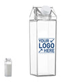 Bpa-Free Portable Reusable Milk Carton-Shaped Juice Bottle