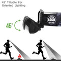 Led Rechargeable Waterproof Headlamp With Red Light