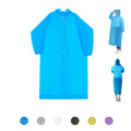 Reusable Raincoat With Drawstring Hood