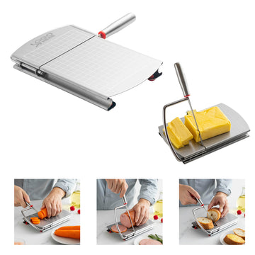 Stainless Steel Cheese Slicer and Shredder