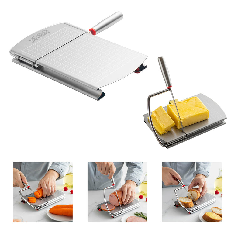 Stainless Steel Cheese Slicer and Shredder
