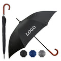 Classic Wood Handle Rain Umbrella