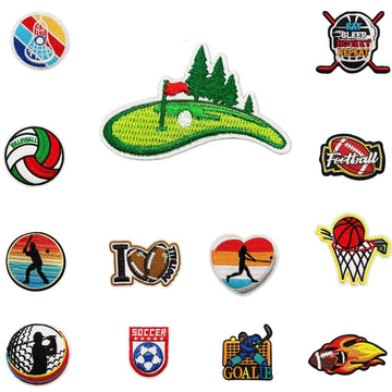Customizable Iron-On Embroidered Patch