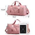 Waterproof Duffel Gym Bag Travel & Shoes Compartment