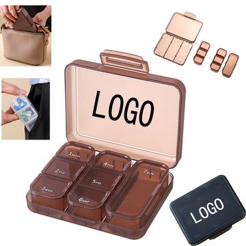 Moisture Resistant Portable Pill Box