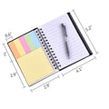 Pocket Notepad With Pen In Holder And Sticky Notes