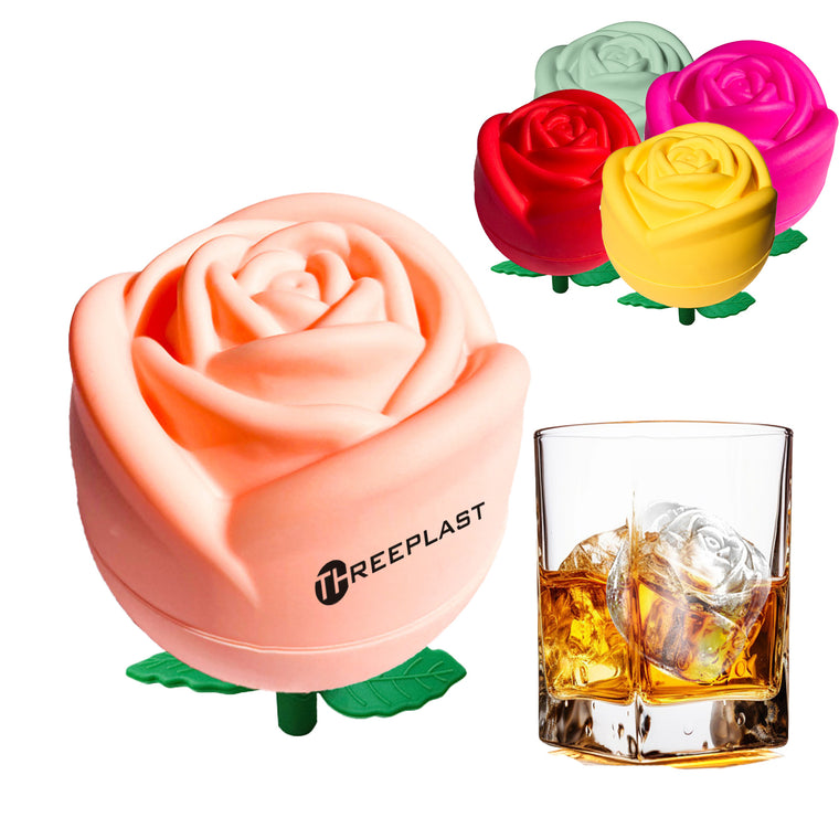 Rose Shape Whiskey Ice Mold