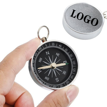 Pocket Compass with Key Ring
