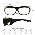 Uv400 Anti-Fog Transparent Goggles