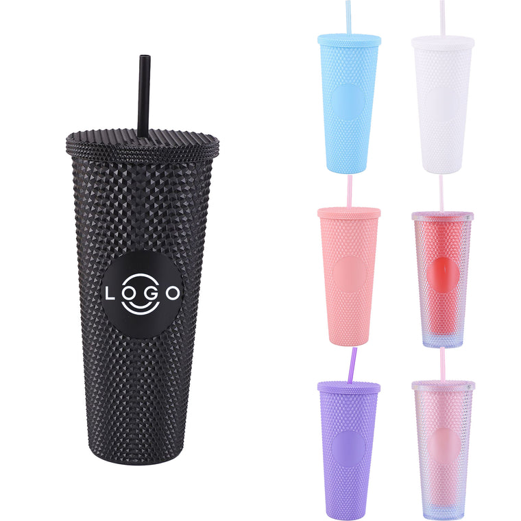 24Oz Studded Double Walled Cup