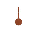 Round PU Leather Luggage Tag