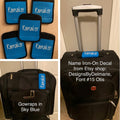 Neoprene Luggage Handle Wraps