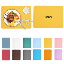 Pure Color Food-Grade Non-Slip Silicone Placemat For Kids
