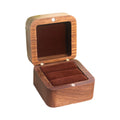 Black Walnut Square Jewelry Box