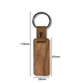 Laser Engravable Wood Key Pendant