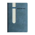 PU A5 Business Notebook With Elastic Pen Insert
