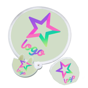 Full Color Custom Twist & Fold Hand Fan