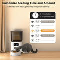 200oz Automatic Cat and Dog Feeder with Camera