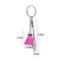 Badminton Keychain Pendant