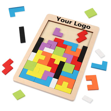 Educational Colorful Tetris Building Block Puzzle