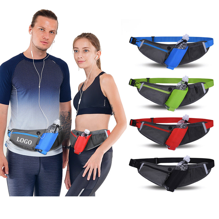 Running Belt Bag with Water Bottle Holder