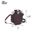 Stainless Steel Outdoor Wine Bottle With Leather Case
