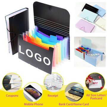 13 Pockets A6 Receipt Coupon Organizer