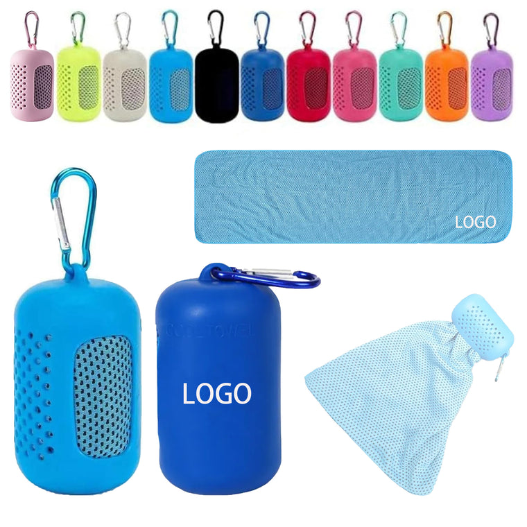 Soft Breathable Ice Towel With Case