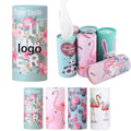 Car Tissues Cylinder Holder Canister Box