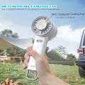 Cooling Handheld Fan With Ice Rubbing Pad