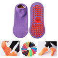 Full Color Indoor Non-slip Grip Socks