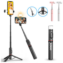 Foldable Telescopic Selfie Stick with Triangular Stand