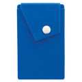 Silicone Phone Wallet Stand W/Button Pocket