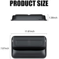 Premium Leather Car Seat Gap Filler Organizer