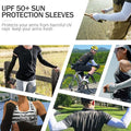 Uv Protection Unisex Arm Cooling Sleeves W/Thumb Loop