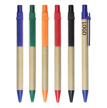 Eco-friendly Recycled Kraft Paper Retractable Pen
