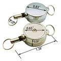 Retractable Zinc Alloy Key Chain